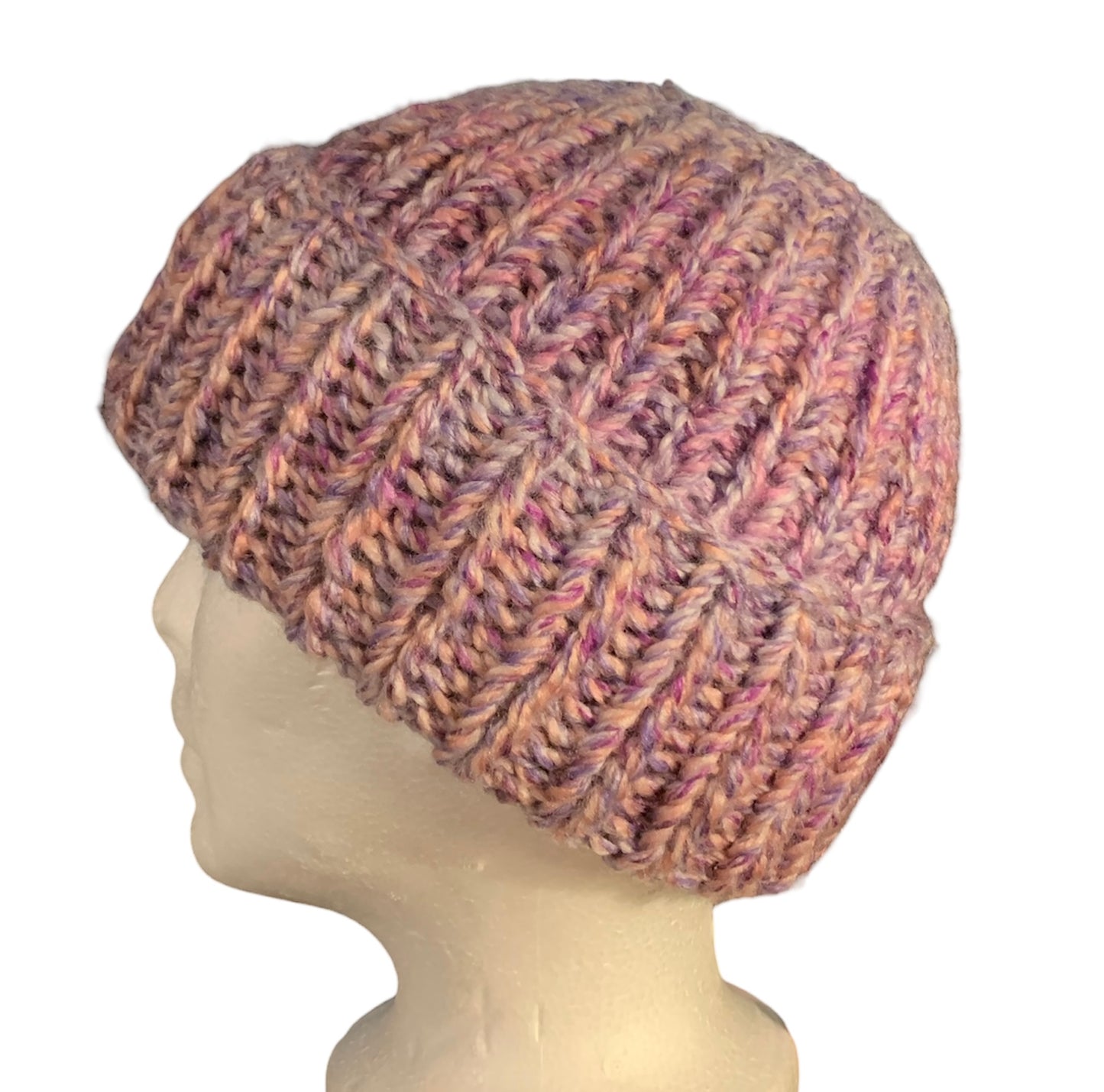 Chunky Hand Knitted Ponytail /Messy Bun Beanie